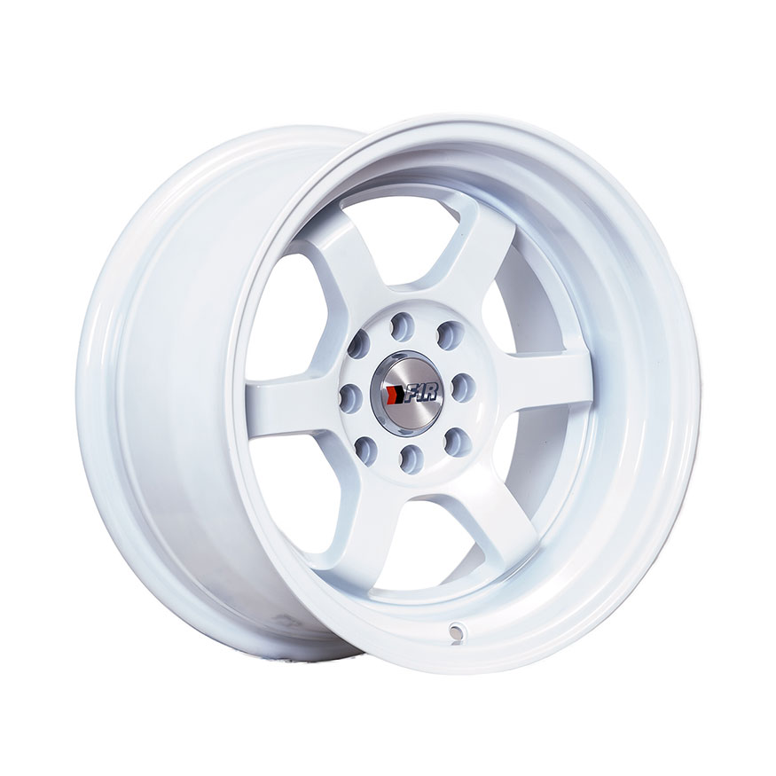 F1R F05 Wheel Rim 15x8 4x100 ET0  White