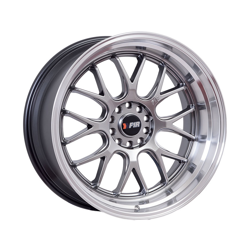 F1R F21 Wheel Rim 20x10 5x114.3 ET40  Hyper Black/Polish Lip