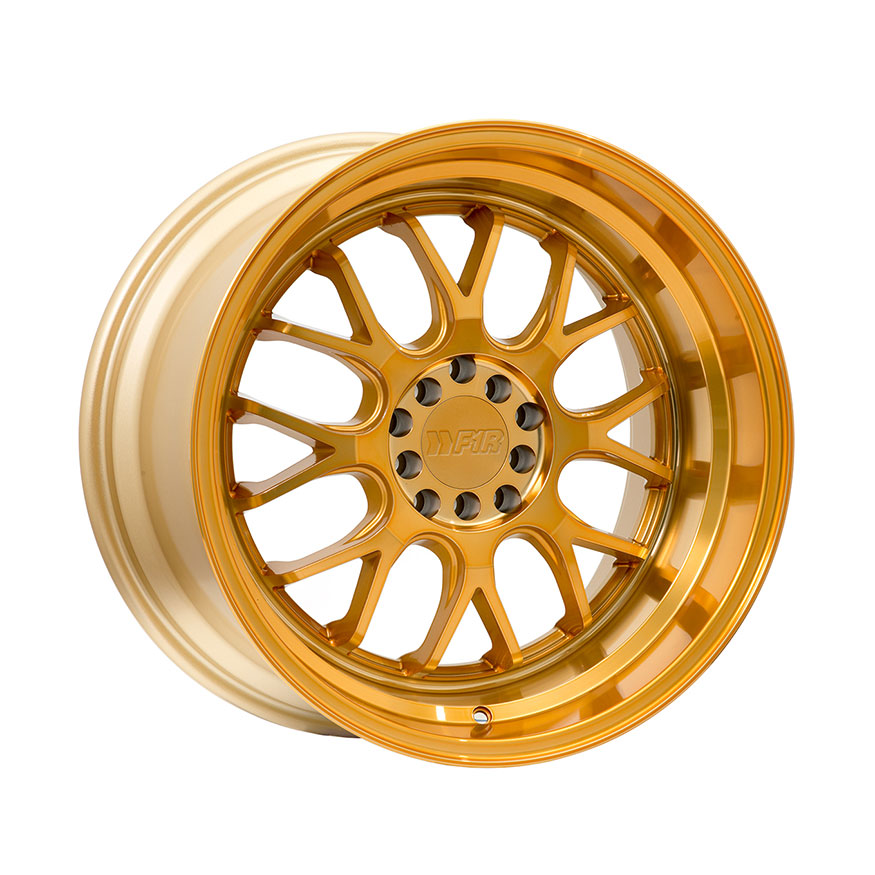 F1R F21 Wheel Rim 18x9.5 5x100 ET20  Machined Gold *New Cap