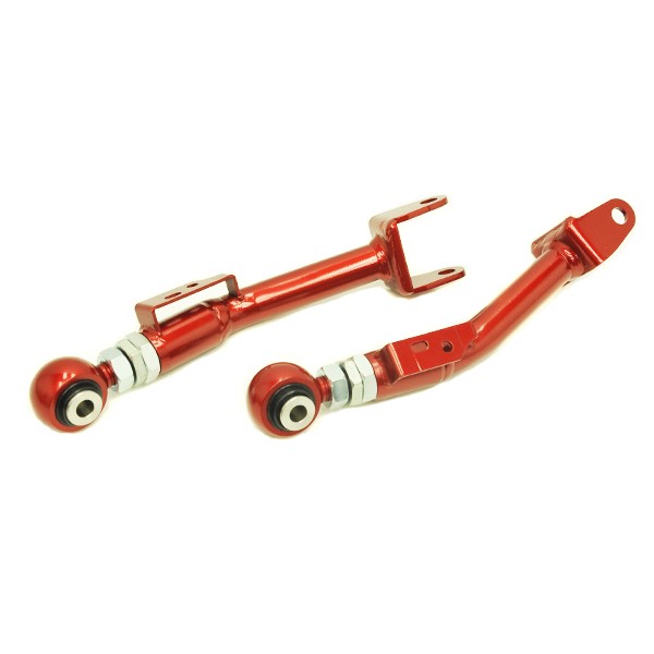 GODSPEED Adjustable Rear Toe Arms - Red, For Subaru WRX STI 08-13 & Scion FRS/BRZ
