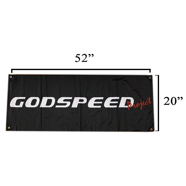 GodSpeed Project GODSPEED PROJECT PRINTED BANNER 52" X 20" 