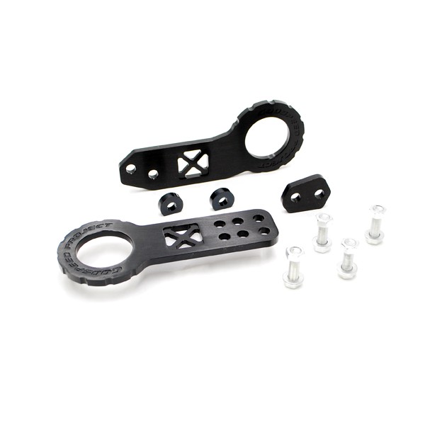 GodSpeed Project Universal Aluminum Cnc Tow Hook Front & Rear Black