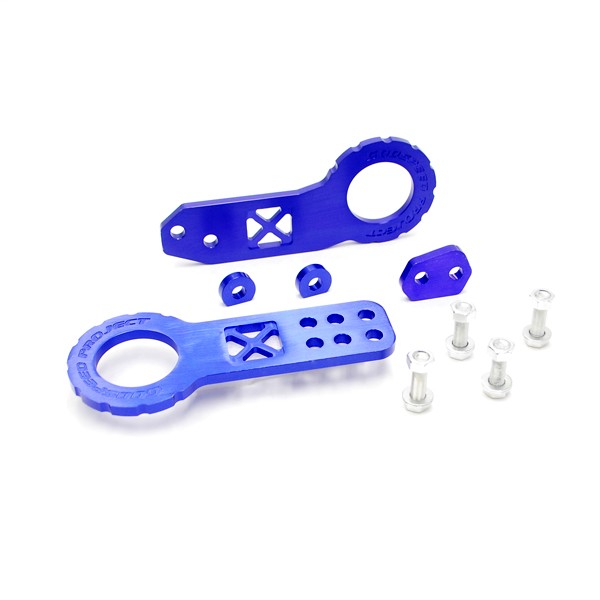 GodSpeed Project Universal Aluminum Cnc Tow Hook Front & Rear Blue