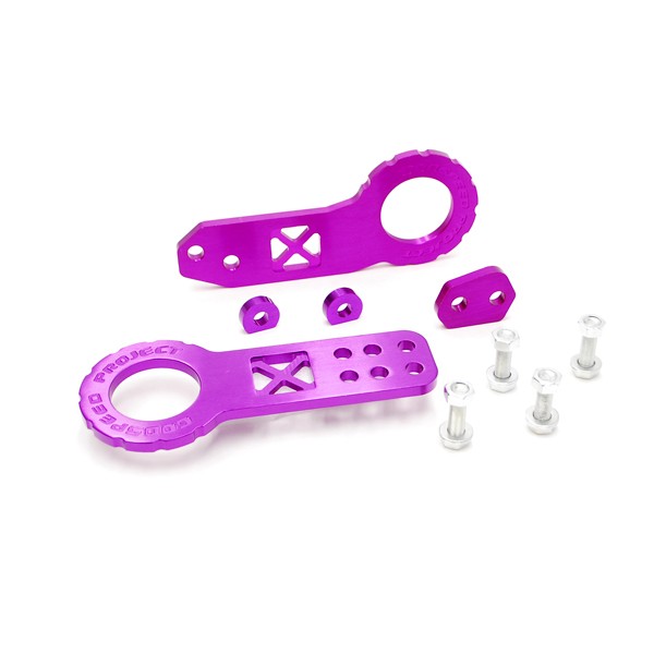 GodSpeed Project Universal Aluminum Cnc Tow Hook Front & Rear Purple