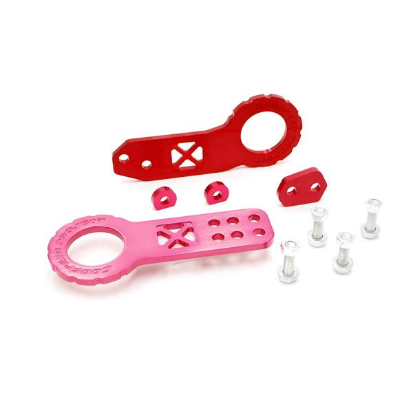 GodSpeed Project Universal Aluminum Cnc Tow Hook Front & Rear Red