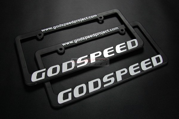 GodSpeed Project Godspeed Project License Plate Frames x 2 