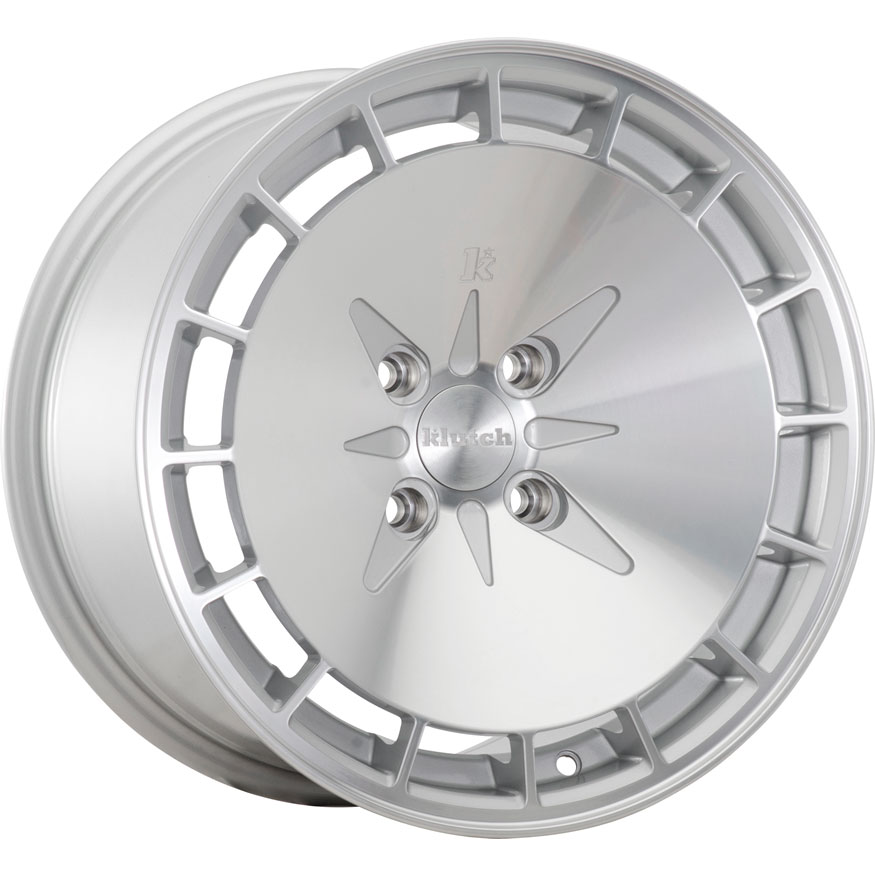 Klutch KM16 Wheel Rim 16x8 4x114.3 ET15 73.1 Silver Machined