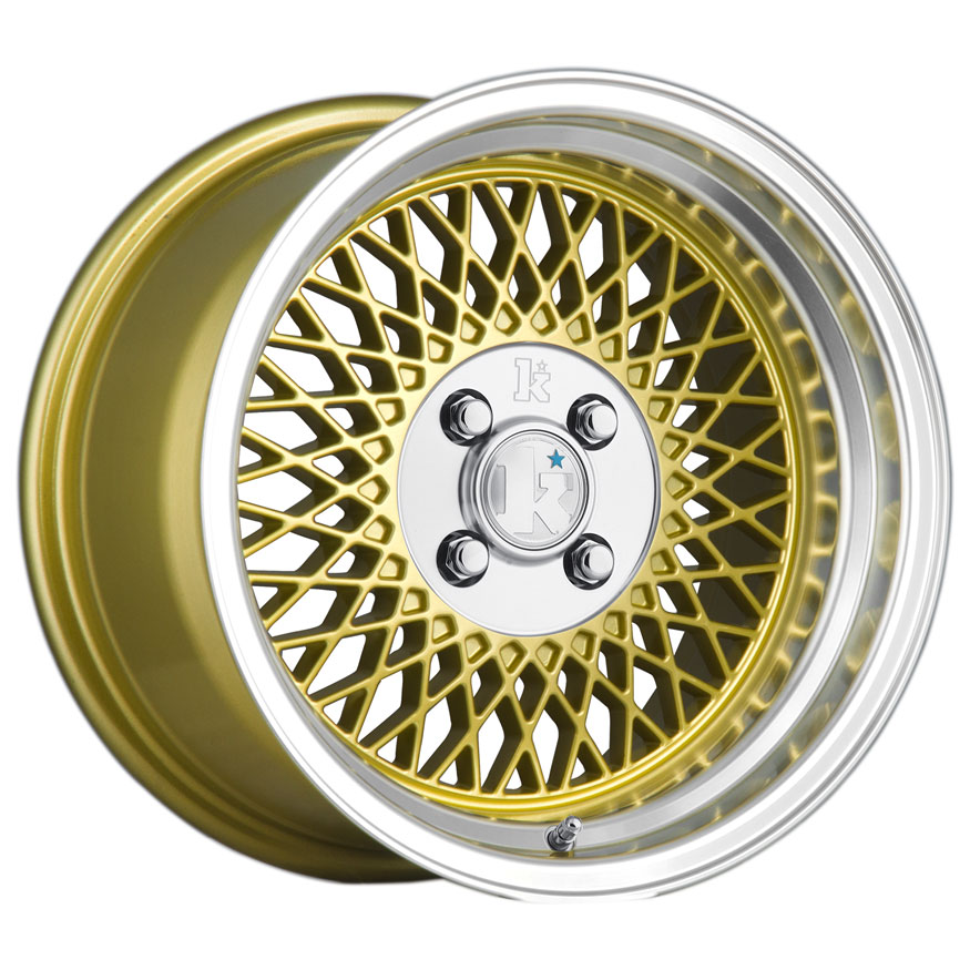 Klutch SL1 Wheel Rim 15x8.5 4x100 ET17 73.1 Gold