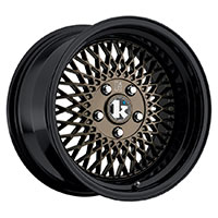 Klutch SL1 Wheel Rim 16x8 5x114.3 ET15 73.1 Bronze Gloss Black Lip