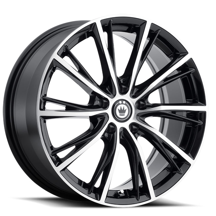 KONIG Impression Wheel Rim 18x8 5x112 ET45 66.56 Gloss Black w/ Machined Face