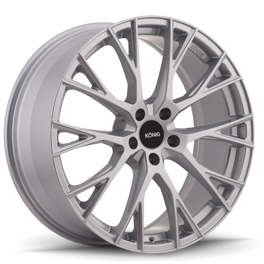 KONIG Interflow Wheel Rim 17x8 5x114.3 ET35 73.1 Metalic Silver