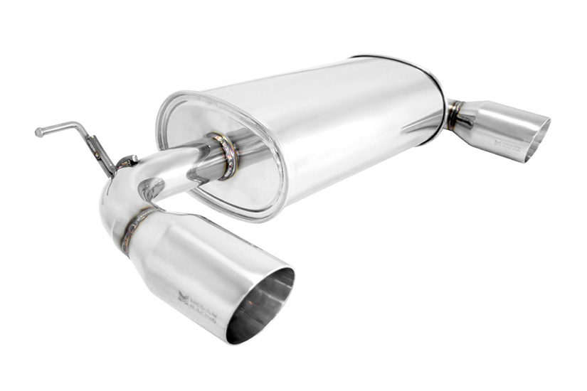 Megan Racing Axle Back Exhaust BMW F30 335i 2012+ Stainless Roll Tips