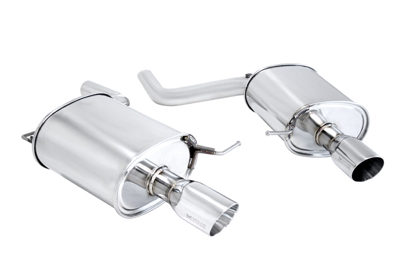 Megan Racing Axle Back Exhaust BMW F10 5 Series 2011+ Single Stainless Roll Tip 