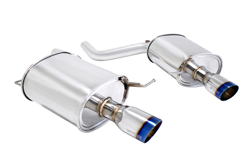 Megan Racing Axle Back Exhaust BMW F10 5 Series 2011+ Single Burnt Roll Tip