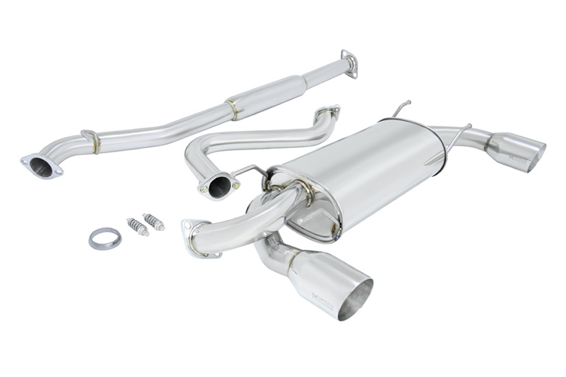 Megan Racing Catback Exhaust OE-RS Scion FR-S/ Subaru BRZ 2013+ Stainless Roll Tips