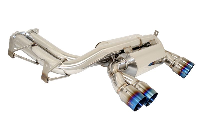 Megan Racing Axle Back Exhaust BMW E46 M3 01-06 Blue Titanium Tip