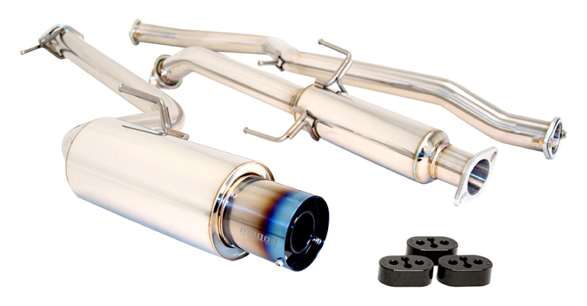 Megan Racing Catback Exhaust Drift Spec Scion TC 11+ Blue Titanium Tip