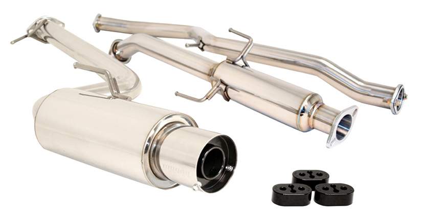 Megan Racing Catback Exhaust Drift Spec Scion TC 11+ Polish Tip