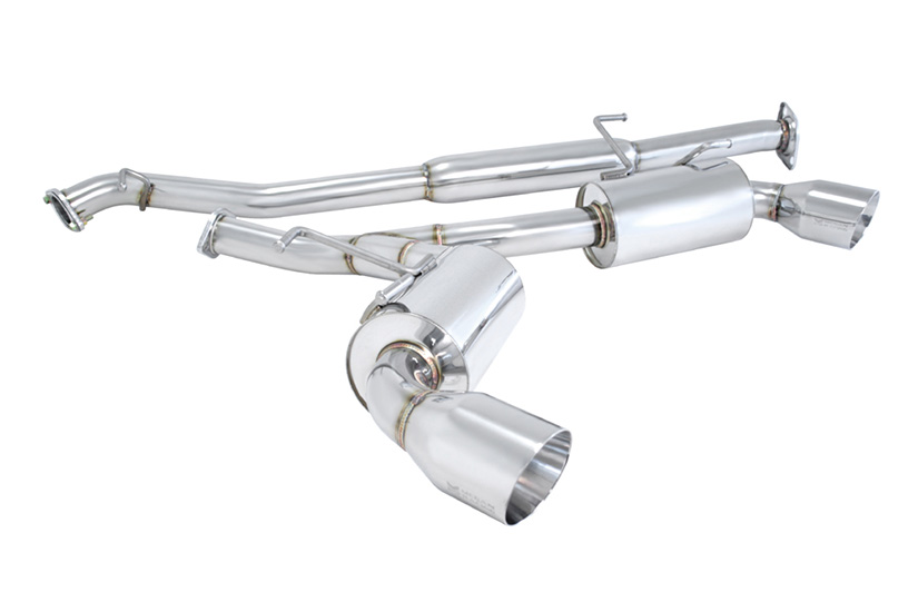 Megan Racing Catback Exhaust NA Type Scion FR-S/ Subaru BRZ 2013+ Stainless Rolled Tips