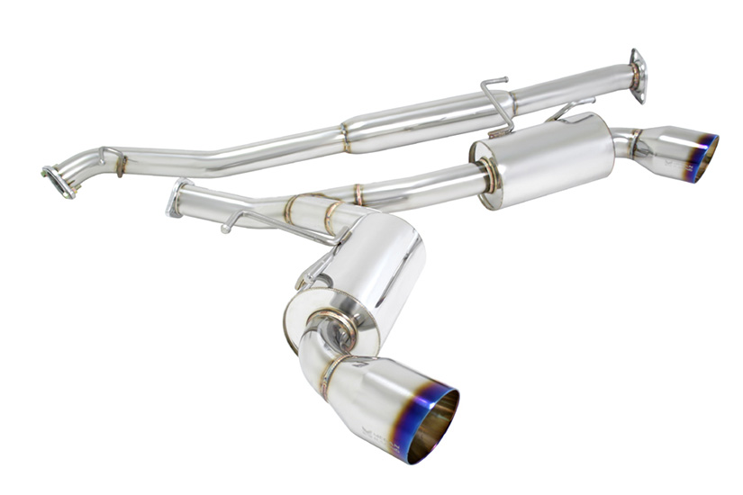 Megan Racing Catback Exhaust NA Type Scion FR-S/ Subaru BRZ 2013+ Burnt Rolled Tips