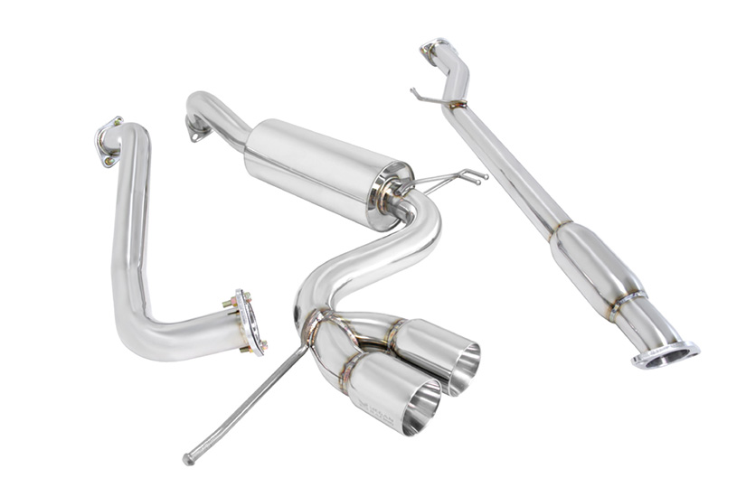 Megan Racing Catback Exhaust Type 2 Hyundai Veloster 2012+ Stainless Rolled Tips