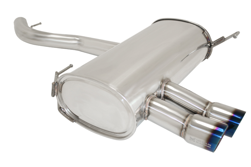 Megan Racing Axle Back Exhaust BMW E90/92 328i/328ix 2007-11 Burnt Roll Tip
