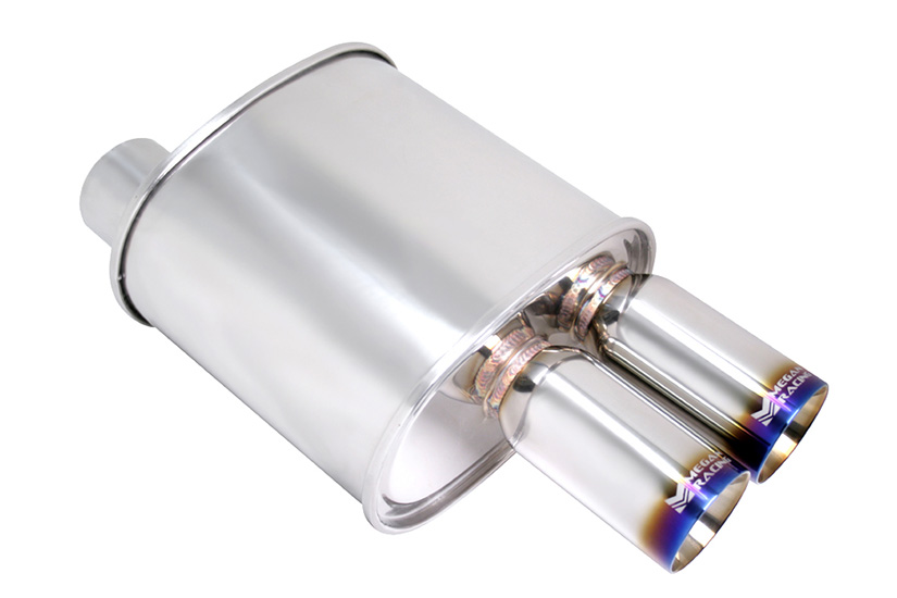 Megan Racing F-RT Turbo Dual Burnt Tip Muffler