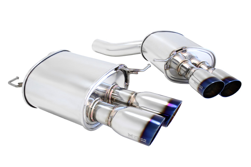 Megan Racing Axle Back Exhaust BMW F12/13 650i 2012+ Burnt Roll Tip