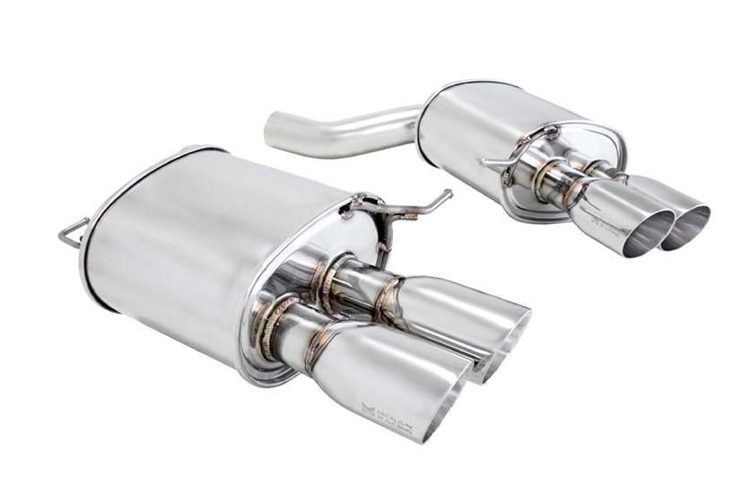 Megan Racing Axle Back Exhaust BMW F12/13 650i 2012+ Stainless Roll Tip