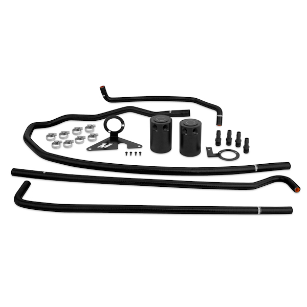 Mishimoto Subaru WRX Baffled Oil Catch Can System, 2015+ Black 