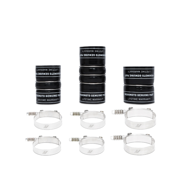 Mishimoto Chevrolet/GMC 6.6L Duramax Factory-Fit Hot-Side Boot Kit, 2011+ Black 