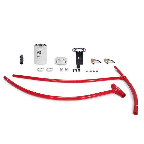 Mishimoto Ford 6.0L Powerstroke Coolant Filter Kit, 2003–2007 Red