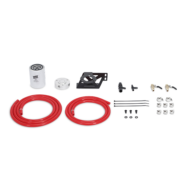 Mishimoto Ford 6.4L Powerstroke Coolant Filter Kit, 2008–2010 Red