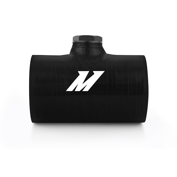Mishimoto Silicone Coupler, 2.5" w/ 1/8" NPT Bung Black 