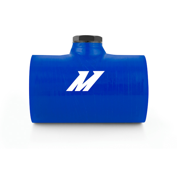 Mishimoto Silicone Coupler, 2.5" w/ 1/8" NPT Bung Blue 