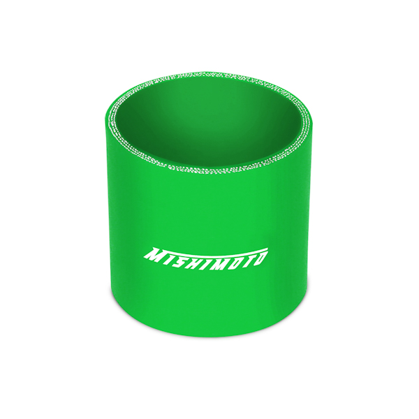 Mishimoto 2.5" Straight Coupler, Black Green 