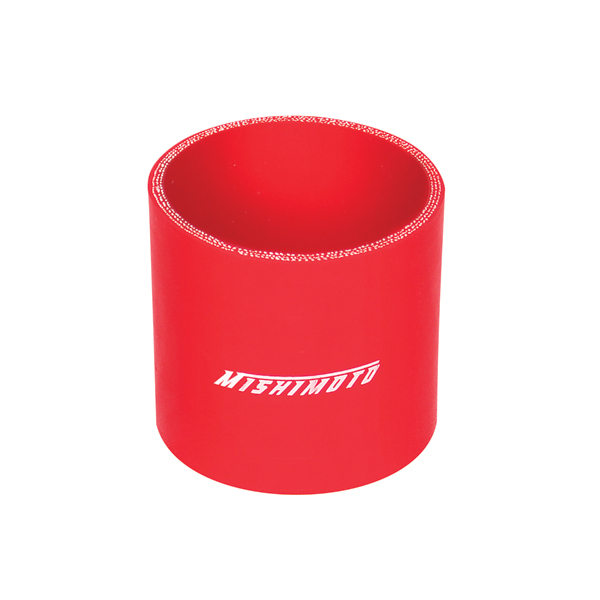 Mishimoto 2.5" Straight Coupler, Black Red 
