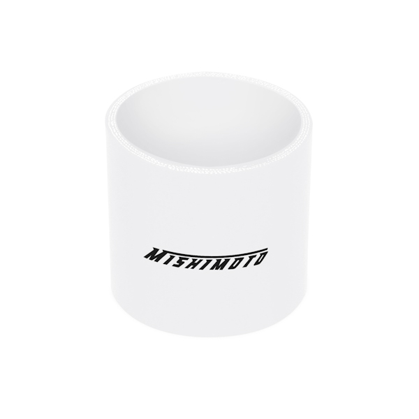 Mishimoto 2.5" Straight Coupler, Black White 