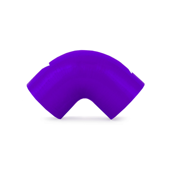 Mishimoto 2.75", 90 Degree Silicone Coupler Purple 