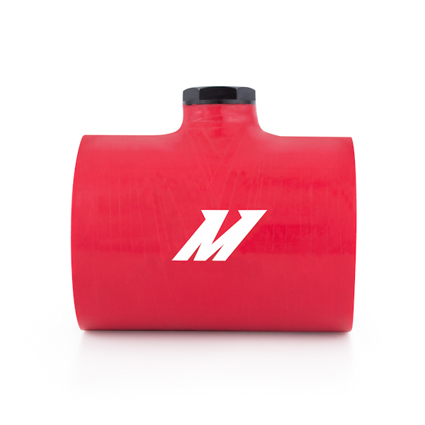 Mishimoto Silicone Coupler, 3.0" w/ 1/8" NPT Bung Red 