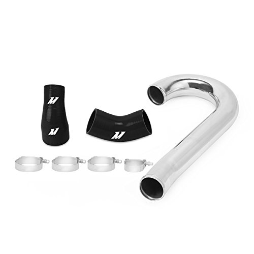 Mishimoto Mitsubishi Lancer Evolution 7/8/9 Intercooler Pipe Kit, 2001-2007 Lower Pipe, Black Couplers 