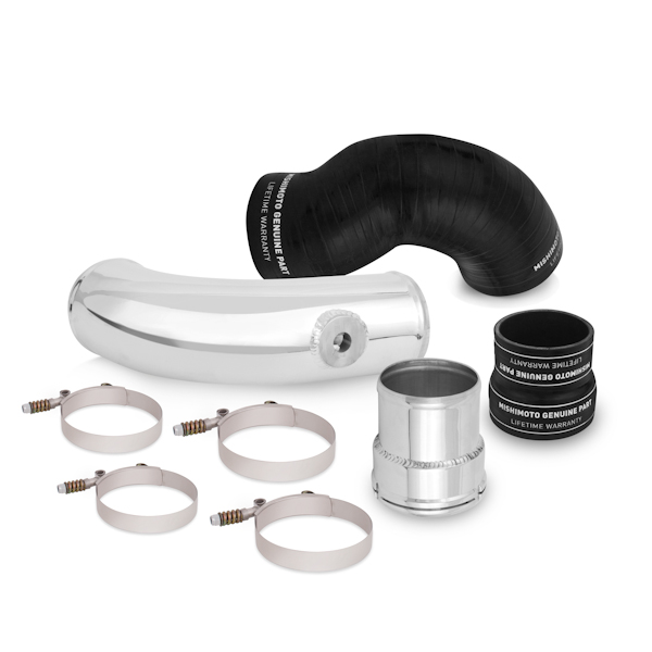 Mishimoto Ford 6.7L Powerstroke Cold-Side Intercooler Pipe and Boot Kit, 2011+ Black 