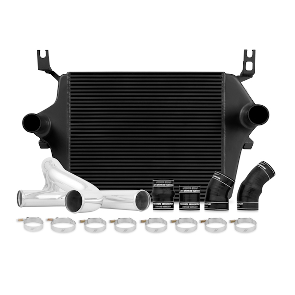 Mishimoto Ford 6.0L Powerstroke Intercooler Kit, 2003-2007 Black 