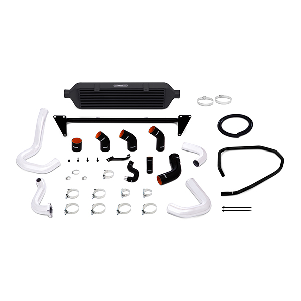 Mishimoto Subaru WRX Front-Mount Intercooler Kit, 2015+ Polished Piping Black Intercooler
