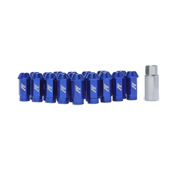 Mishimoto Aluminum Locking Lug Nuts, M12 x 1.5 Blue 