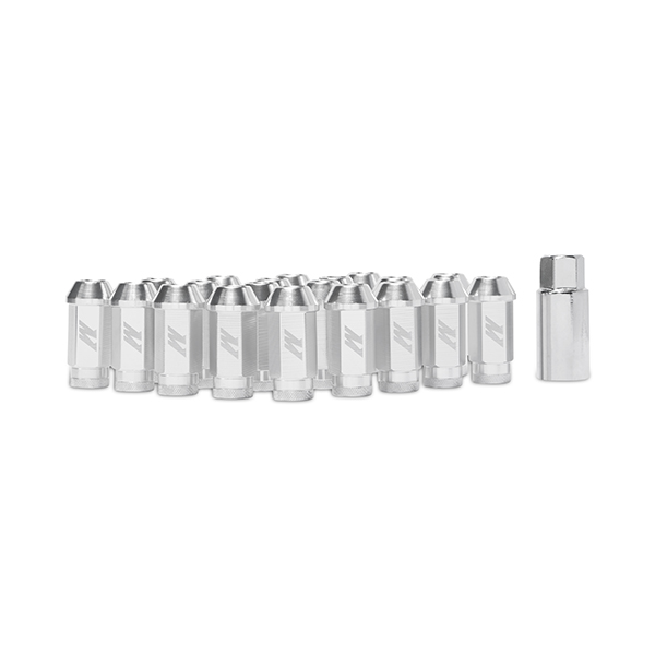 Mishimoto Aluminum Locking Lug Nuts, M12 x 1.5 Silver 