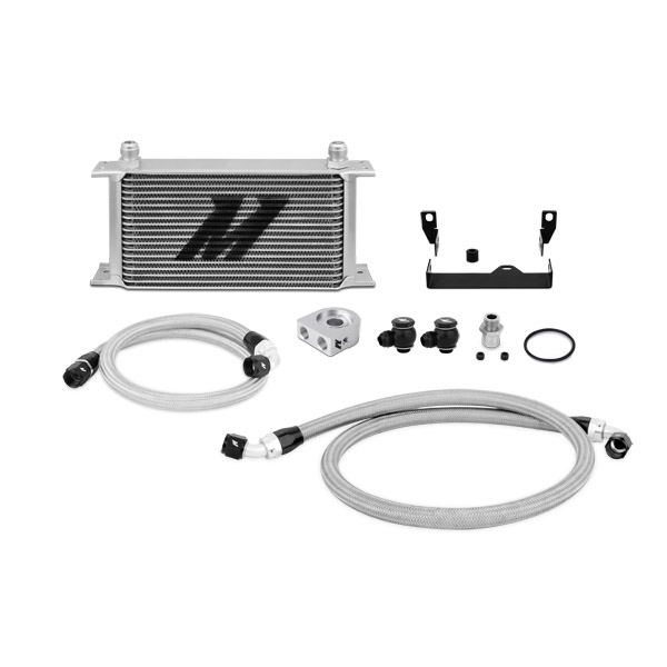 Mishimoto Subaru WRX/STI Oil Cooler Kit, 2006-2007 Silver Non-Thermostatic 