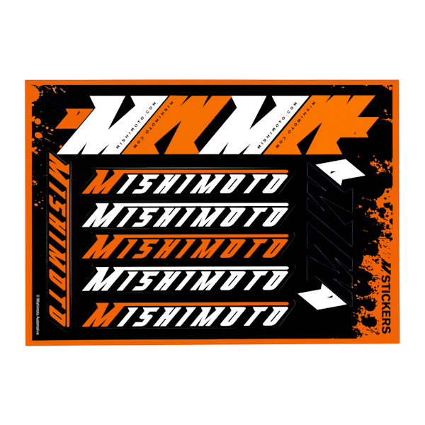 Mishimoto Sticker Sheet, 5" x 7" 