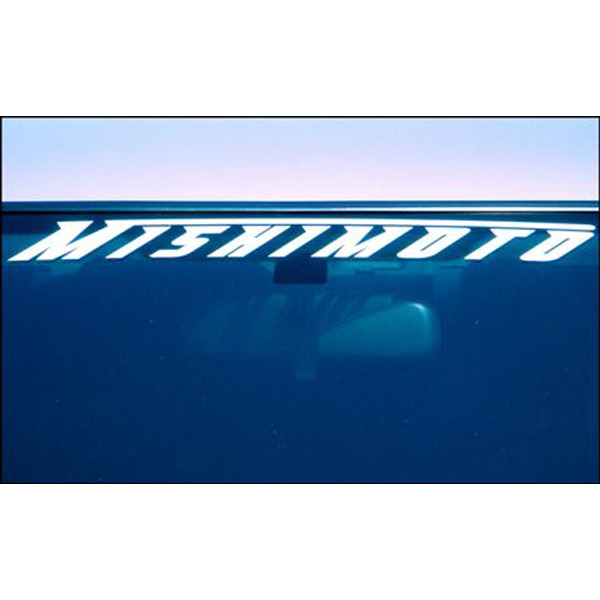 Mishimoto Decal, Large White 