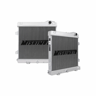 Mishimoto 19.7" x 19.9" Single Pass 2-Row Race Aluminum Radiator 